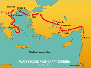 1b 2nd Missionary Journey
